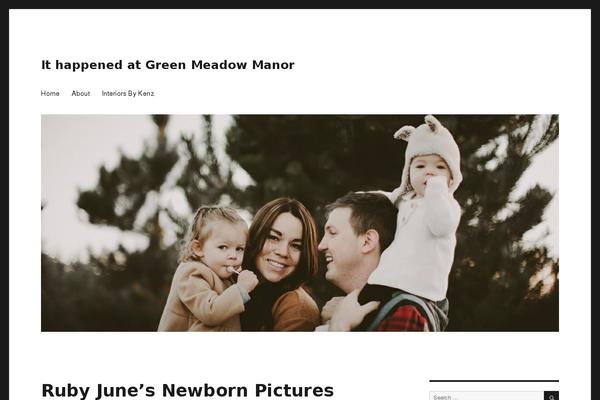 Twenty Sixteen theme site design template sample