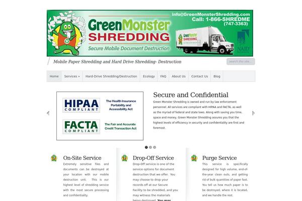 Minimal theme site design template sample