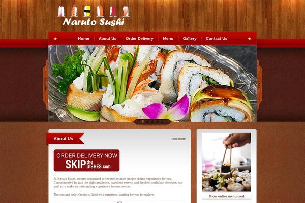 Bordeaux theme site design template sample