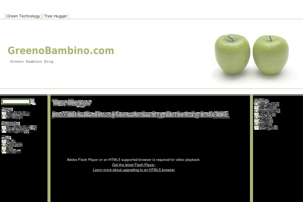 greenobambino.com site used Green Apples
