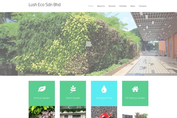 Eco Nature theme site design template sample