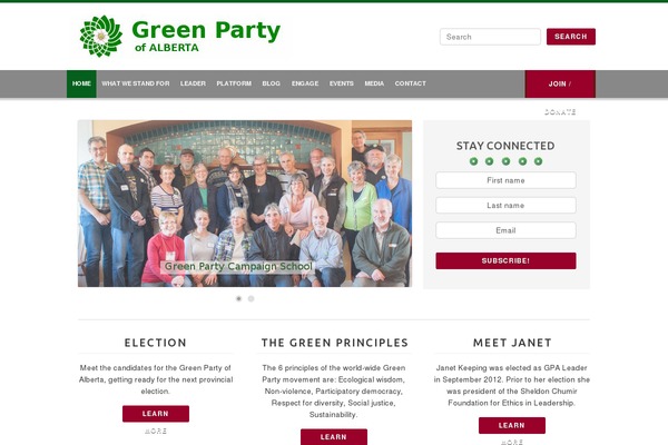 Campaign theme site design template sample