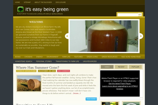 Milano theme site design template sample