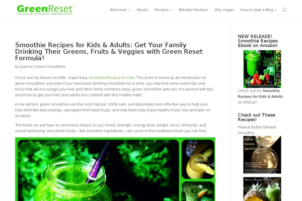 greenreset.com site used Simplicity