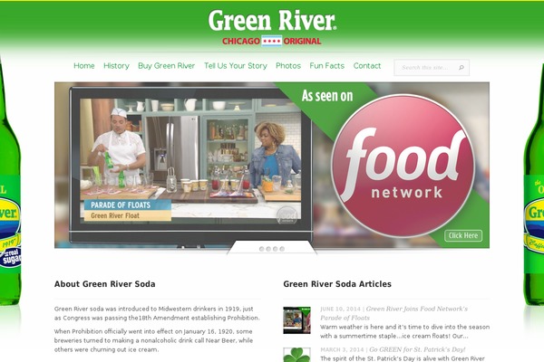Evolution theme site design template sample