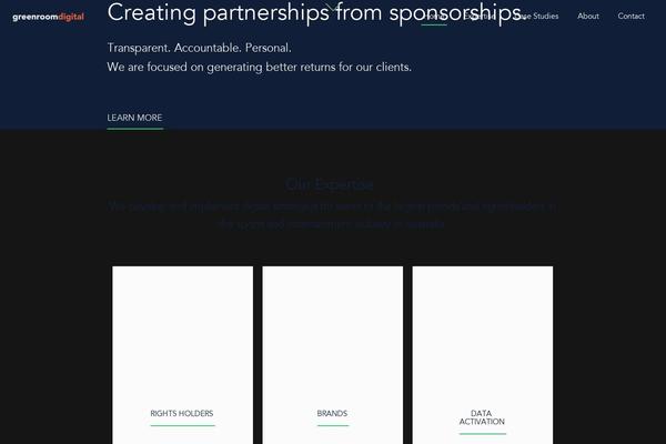 Identity theme site design template sample