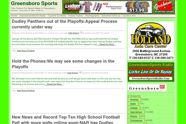 greensborosports.com site used Ph-news-bulletin