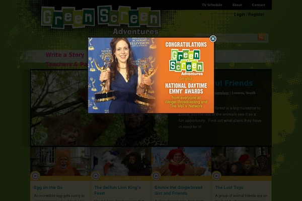 greenscreenadventures.tv site used Gsa