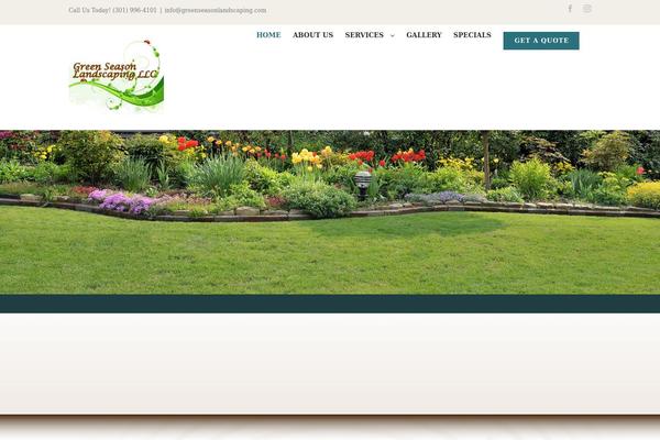 Avada theme site design template sample