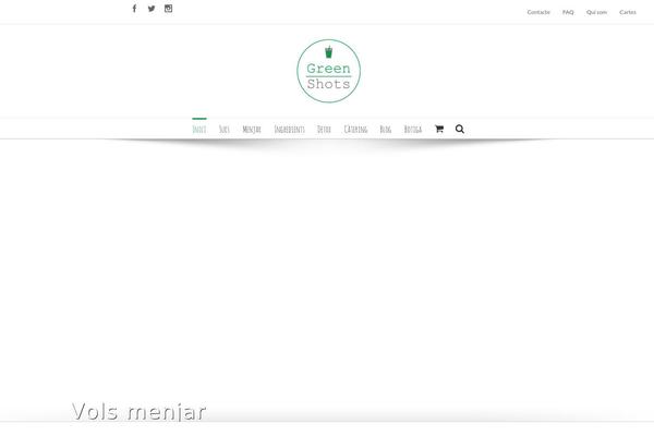 greenshots.es site used Healthyliving