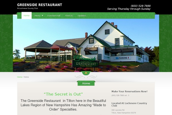 The Restaurant theme site design template sample