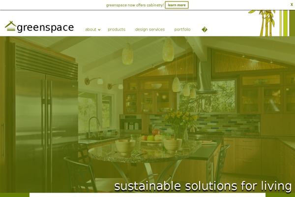 Green theme site design template sample