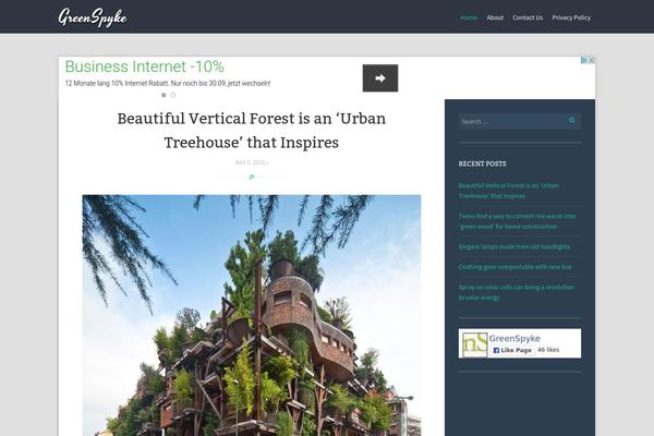 Story theme site design template sample