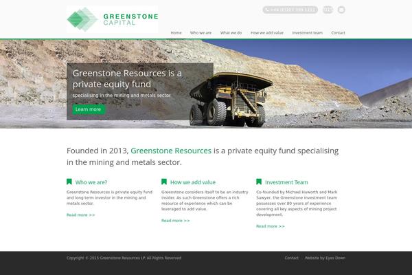 Stack theme site design template sample