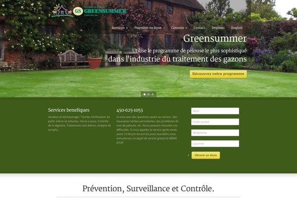 Green Earth v1.6 theme site design template sample