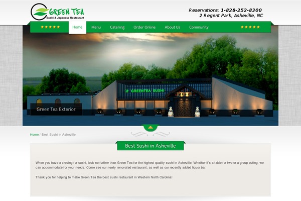 The Restaurant theme site design template sample