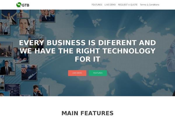 Zerif Lite theme site design template sample