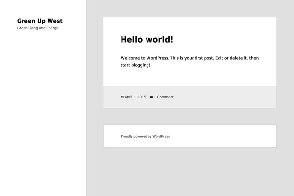 greenupwest.com site used LeftSide