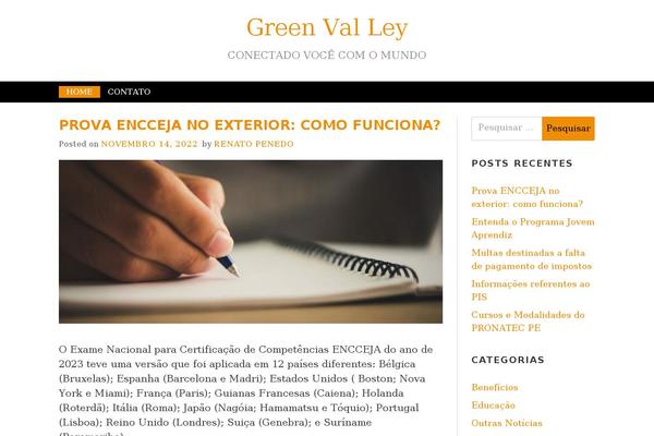 greenvalley.art.br site used Headline