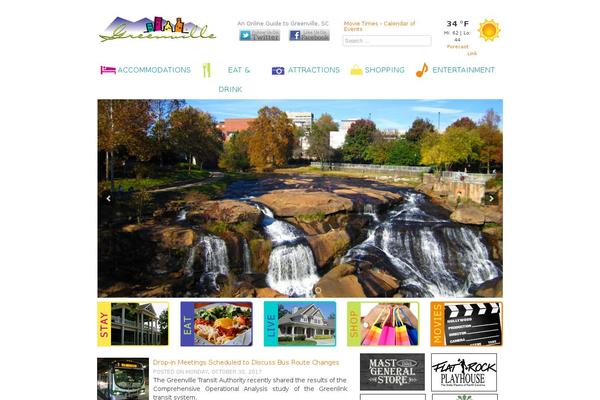 Mainstreet theme site design template sample