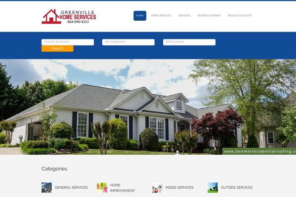 Business Finder theme site design template sample