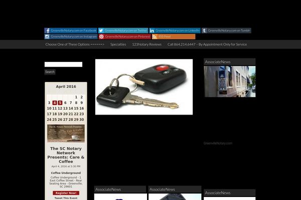 Giornalismo theme site design template sample