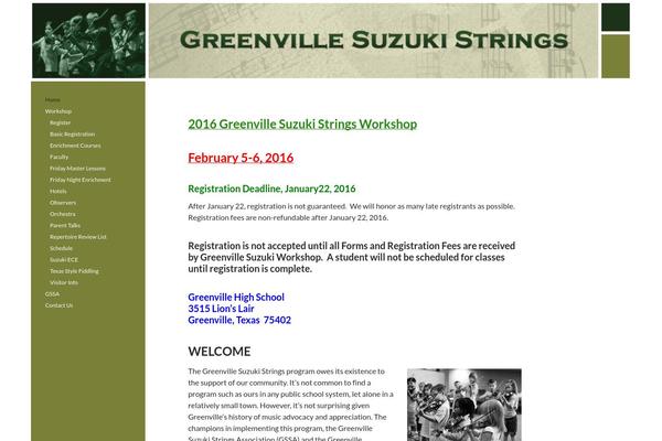 Twenty Fourteen theme site design template sample