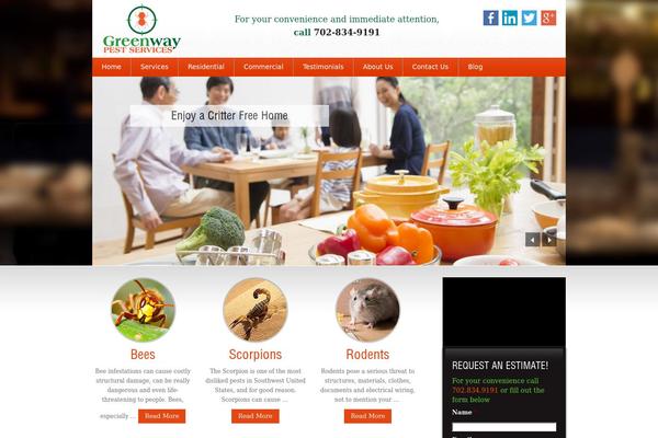 Metric theme site design template sample