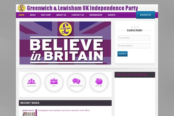Politic theme site design template sample
