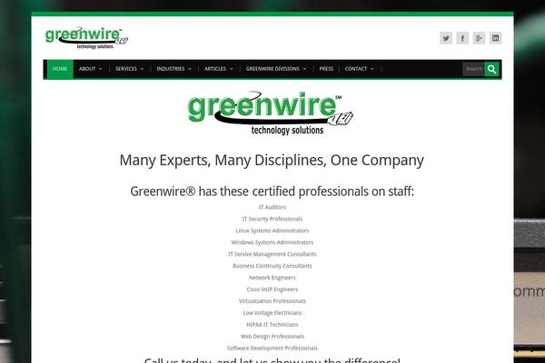 greenwire.us site used Alterna