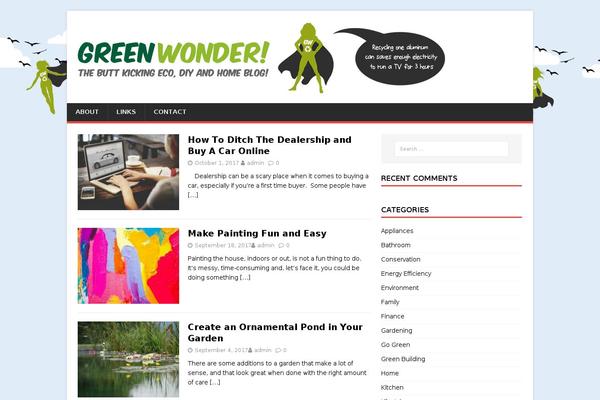 Vogue theme site design template sample