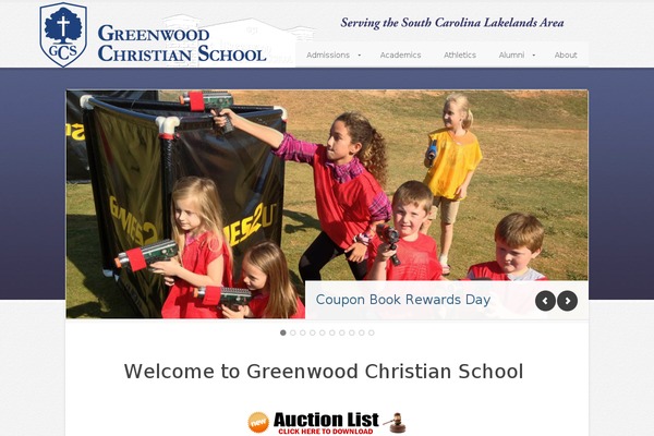 greenwoodchristianschool.org site used Capital