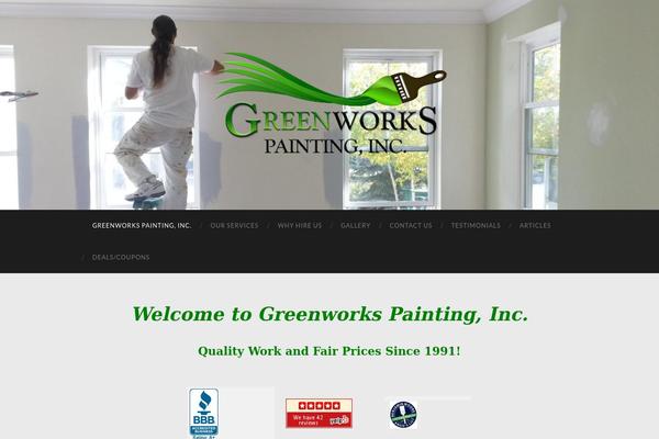 Hemingway theme site design template sample