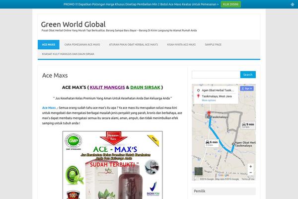 Patus theme site design template sample