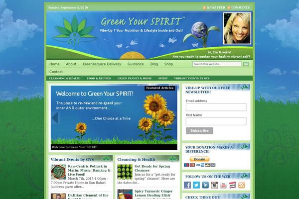 Lifestyle 4.0 theme site design template sample