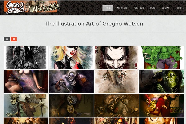 gregbo.com site used Justiwp