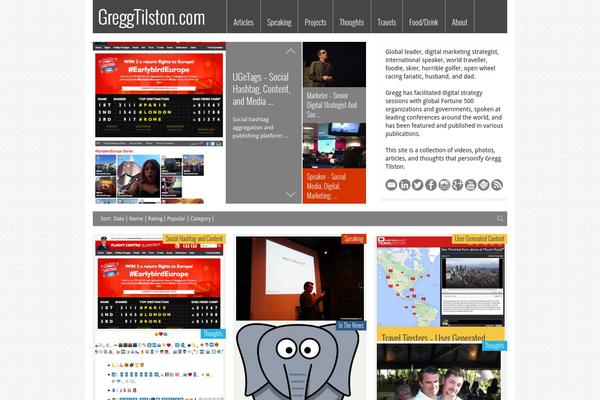 FlyingNews theme site design template sample