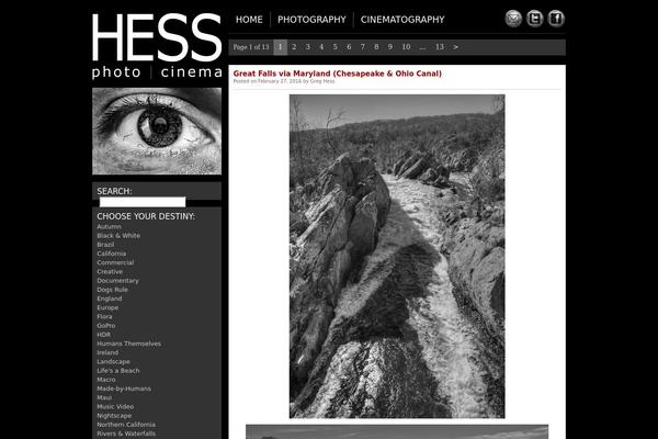 Twenty Ten theme site design template sample
