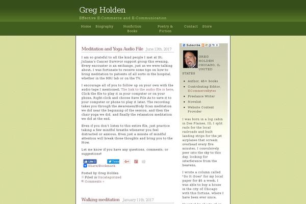 Site using Page-builder plugin