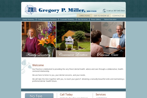 gregmillerdds.com site used Essence-blank