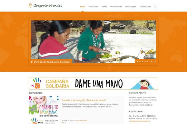 Aid theme site design template sample