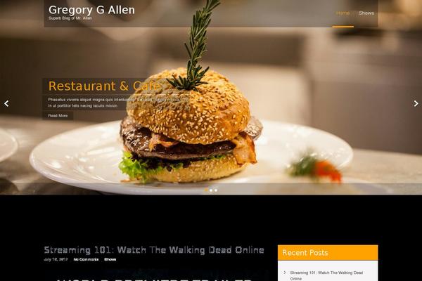 gregory-g-allen.com site used Restaurant Lite