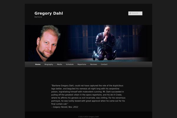 Twenty Eleven theme site design template sample