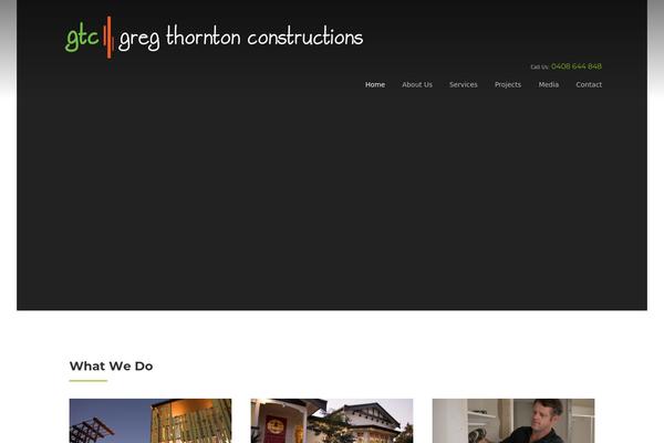 Construction theme site design template sample