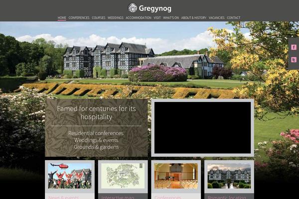 gregynog.org site used Gregynog