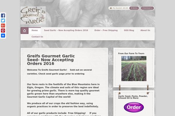 Artificer theme site design template sample