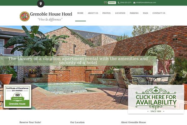 Soho Hotel theme site design template sample