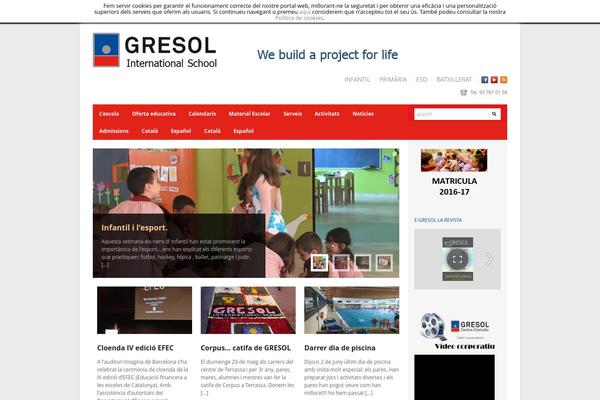 Erudito theme site design template sample