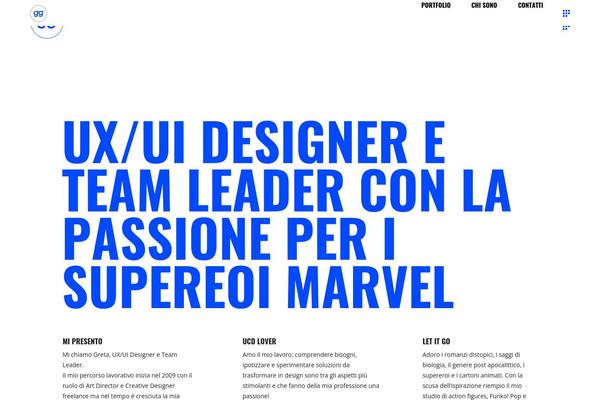 Manon theme site design template sample
