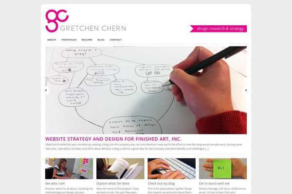 Portfolio theme site design template sample